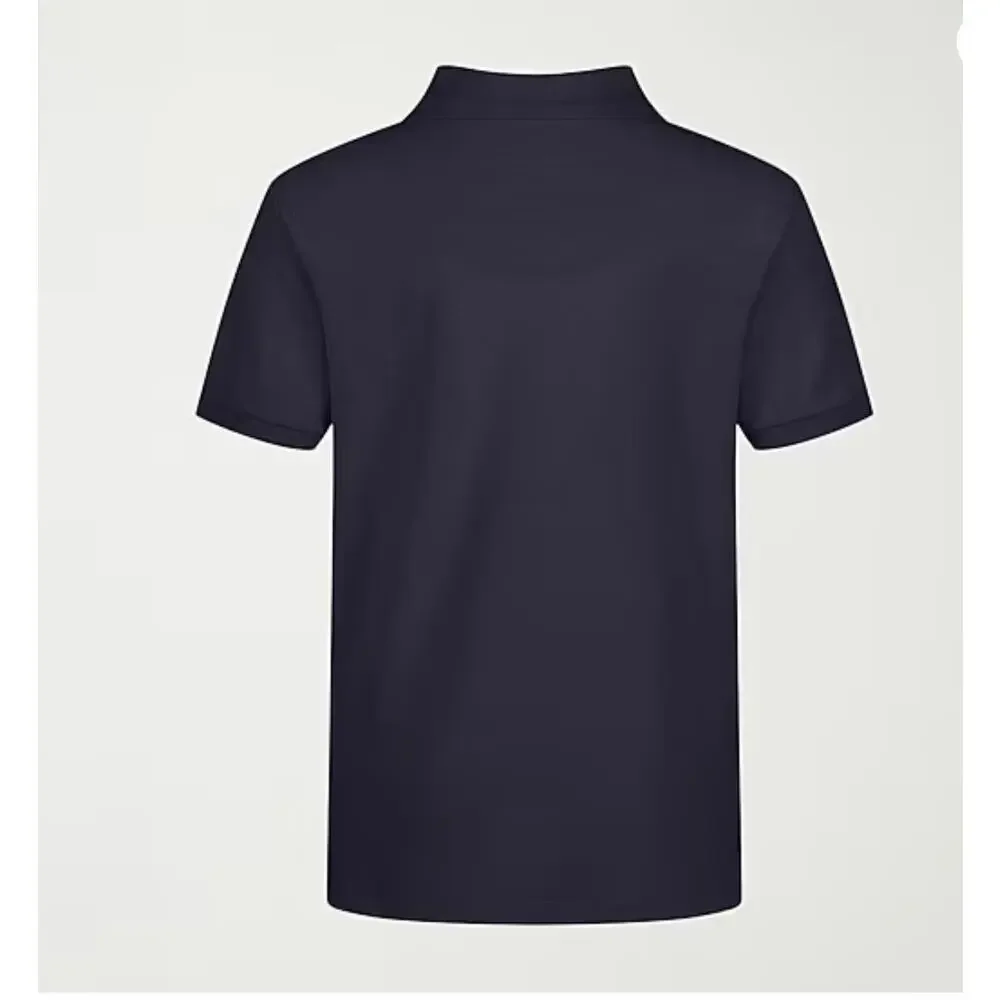 NEW! Izod XL 14 Short Sleeve Stretch Pique Uniform Polo Shirt Navy